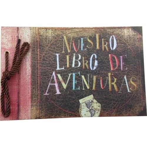 Nuestro Libro De Aventuras/Our Adventure Book, DIY photo Album, Wedding Scrapbooking, 80 pages & Pixar UP themed Gifts