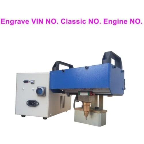 Manufacturer codes matrix machine dot peen car vin number marking machine pneumatic marking machine 125*30mm