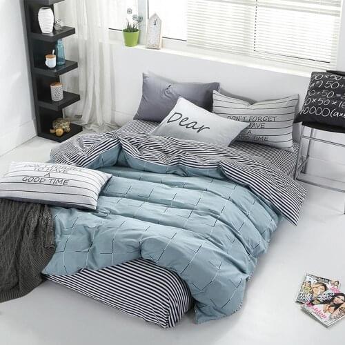 5 100% cotton satin bedding set comforter bedding set duvet cover bed sheet pillow Quilt cover Single/Double/Queen Size