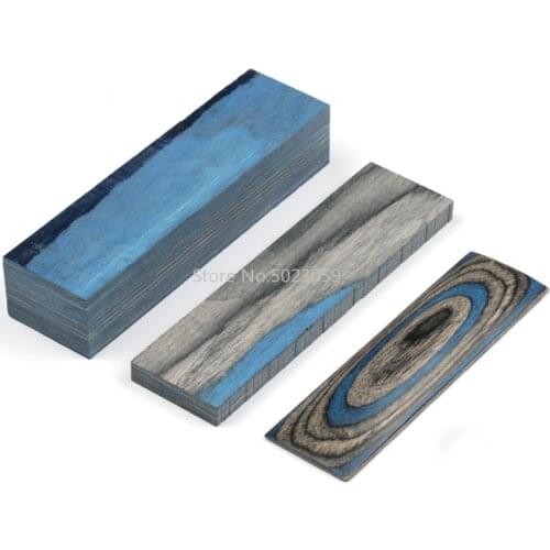 2pieces Home DIY handicraft materials USA Color Laminate Wood Knife Handle DIY Knives Handle Material 4 Colors
