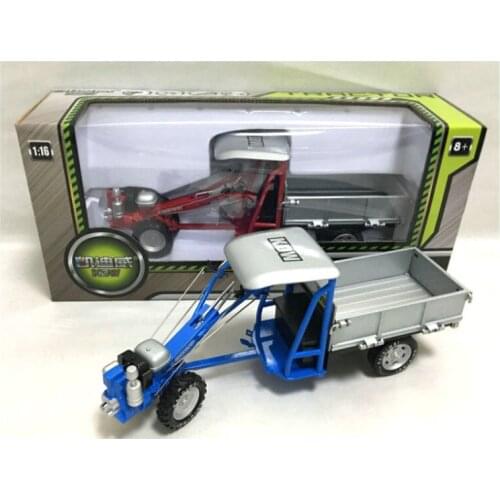Diecast 1:16 Scale Alloy Tractor Engineering Vehicle Truck Tricycle Simulation Toy Car Static Display Adult Collection