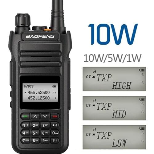New 10W Baofeng UV-88 Tri-power 10/5/1W Walkie Talkie Dual Band High Power Long Range 30KM Transceiver UV88 UV-5R UV-9R Plus