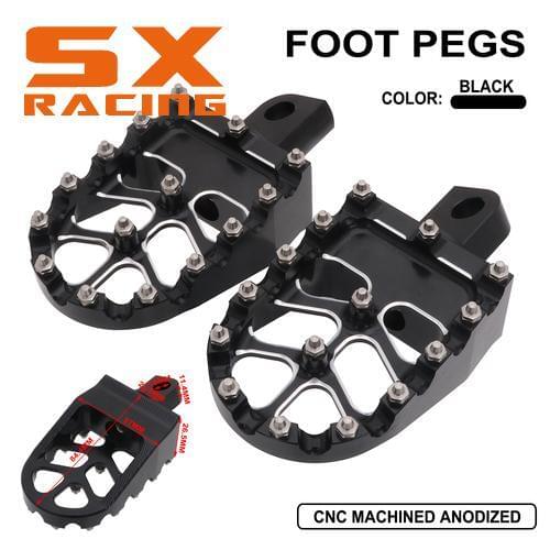 Motorcycle CNC Foot Pegs Rests Pedal Footpeg Footrests For Harley Davidson Heritage Softail Deluxe Sportster 883 XL883 1200
