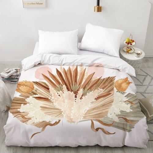 3D Duvet cover Quilt/Blanket/Comfortable Case Luxury Bedding 135 140x200 150x220 220x240 200x220 for Home Bohemian brown