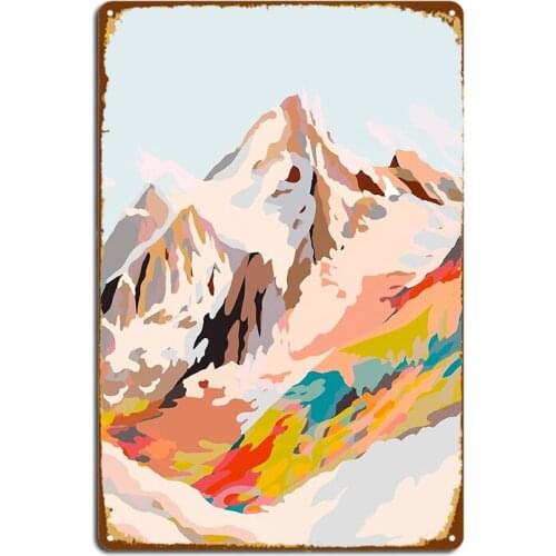 Glass Mountains Metal Signs Cinema Kitchen Kitchen Retro Plaques Tin sign Posters