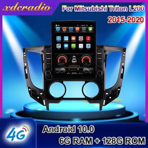Xdcradio 10.4 Inch Tesla Style Vertical Screen Android 10 For Mitsubishi Triton L200 Car Radio Navigation DVD Multimedia Player