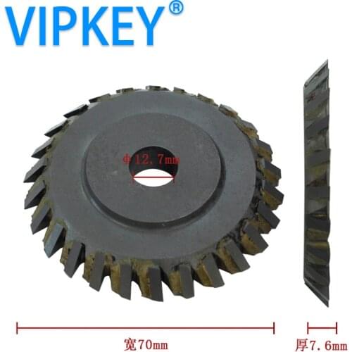70*12.7*7.6mm 100E1 key cutting machine durable right saw blade side milling cutter for cutting keys
