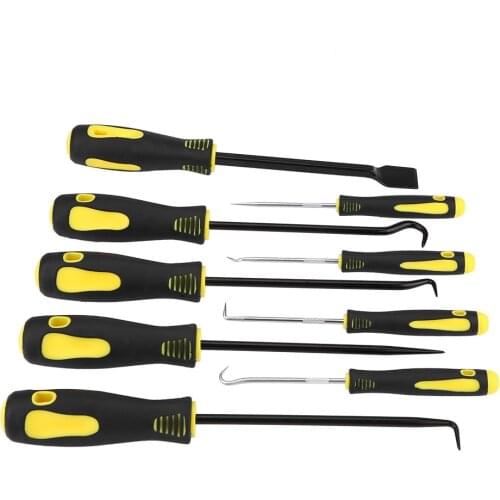9PCS Gasket Scraper Pick And Hook Set Including 4 Short Picks, 4 Long Picks And 1 Gasket Scraper Auto Repair Sheet Metal Tool