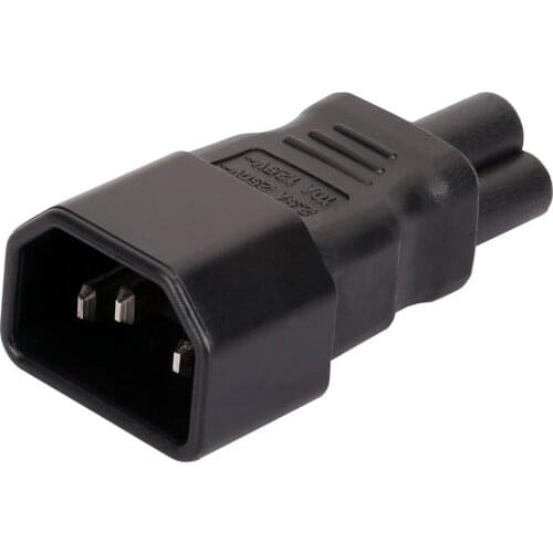 IEC 320 C14 to C5 , C5 to C14 AC adapter pdu UPS plug female Power adapter PLUG CONVERTER Modification of power adapter
