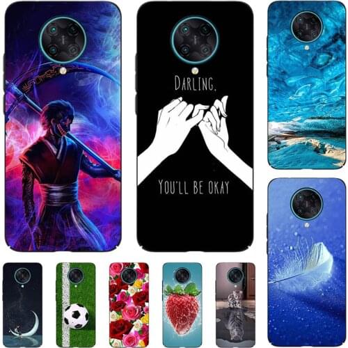 For Xiaomi Redmi K30S K30 Pro K30Pro ZOOM POCO X2 POCO F2 Pro Case Cartoon Pattern Soft TPU Cover Coque Animal Flower Shell