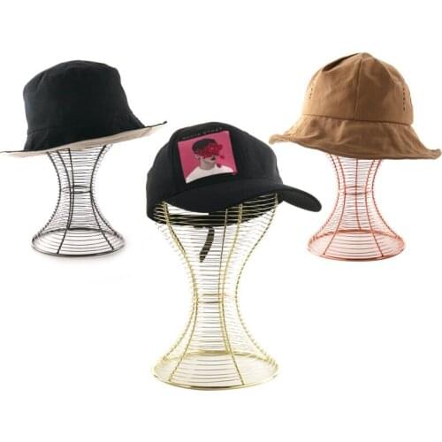 New Style Hat Display Metal Head Mannequin Hat Rack Desktop Hat Rack Hat Display Hat Holder Head Mold