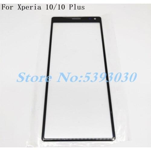 For Sony Xperia 10 i3123 i3113 i4113 i4193 For Xperia 10Plus Glass Front Outer Glass Lens Touch Screen Panel