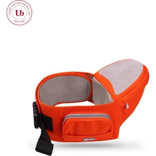 UBELA Ergonomic Baby Hipseat Waist Stool Walkers Baby Carrier Hold Waist Belt Backpack Hipseat Infant Hip Seat with Organizer