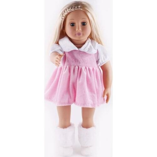 Hot Sale handmade princess dress fit 43cm baby zasp doll&18inch American dollclothes accessories birthday gift for children