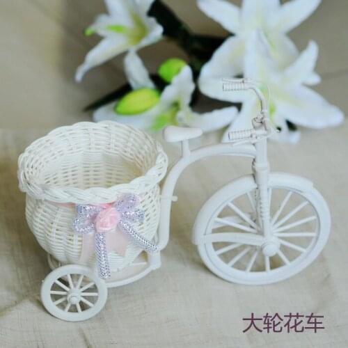 Flower flower basket artificial rattan flower pot bandwagon rustic romantic floats