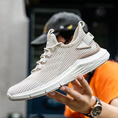 Fashion Mens Sneakers Casual Mesh Breathable Casual Shoes Men Light Running Shoes Zapatillas Hombre Large Size