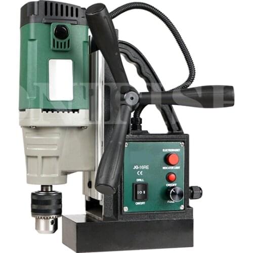 Magnetic drill speed tapping positive and negative magnetic base electric drill iron suction drill small portable 220V