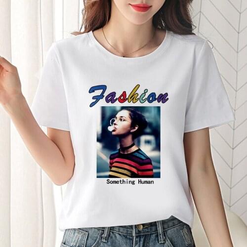 New Summer T Shirt Women Kawaii Tops Fashion Beauty Graphic Tees Top Streetwear Harajuku Printed Casual T-shirt Female Clothing