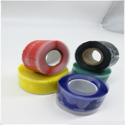 New Useful Waterproof Black Silicone Performance Repair Bonding Rescue Self Fusing Wire Hose