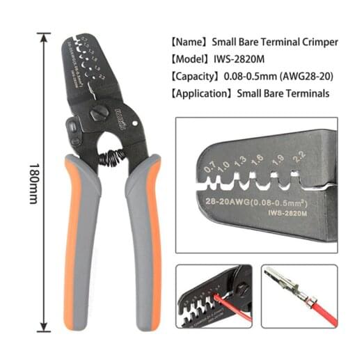 Crimping Tool Pliers JST XH-2.54 Crimping pliers for JST 2.54 2510 Connectors With Connector plug + needle +socket Header