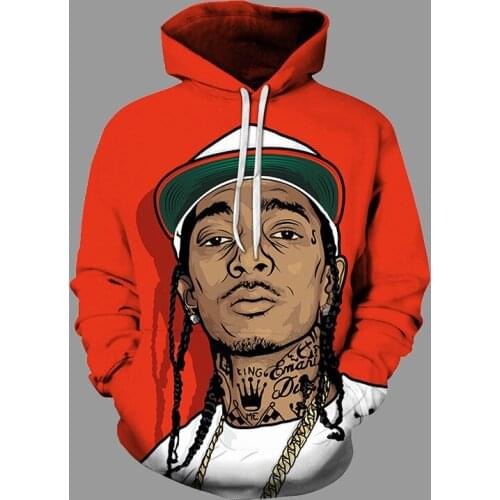 Autumn Trend Hoodies Mens Sweatshirt Creative 2pca Funny Printed Male Hooded Jacket Tops Loose Hip Hop Pullover Streetwear