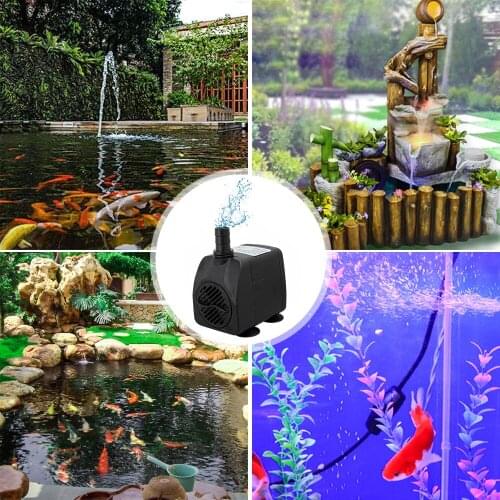 Senzeal SM 2.5W/4W/15W/25W/35W/45W Submersible Pump Fish Tank Pumps Aquarium Pond Fountain Water Pump EU/US/UK Plug