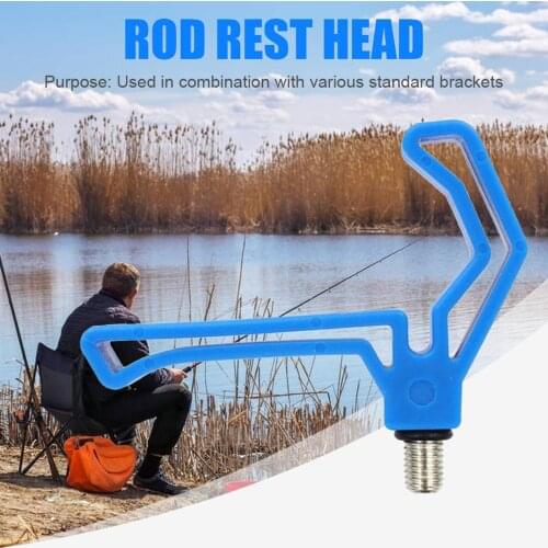 Durable Fishing Rod Rest Head Universal V-Shape Grip Butt Resting Rack Gear