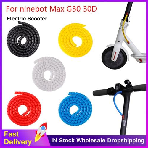 Scooter 2M Line Organizer Pipe Protector Line Tube Winding Tubes For Ninebot Max G30 Xiaomi Mijia M365 M365 Pro Electric Scooter
