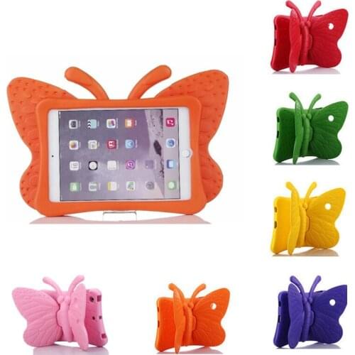 EVA Shockproof Case For iPad Mini 5 2019 Case Kids Cute 3D Cartoon Butterfly Stand Tablet Cover For iPad Mini 5 2019 Case Safe