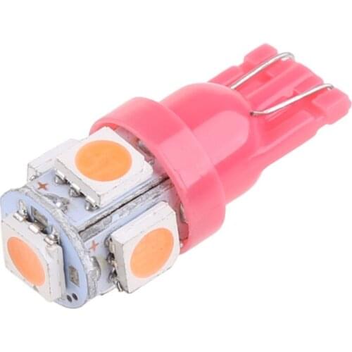 Pink T10 5050 SMD 5 LED 194 168 W5W Wedge Light Bulb XENON Car Tail Lamp F19A
