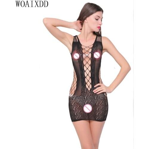 Sexy Lingerie Hot Soft Lace Sling Deep V-neck Chemise SM Cosplay Sexy Plus Size Lingerie Black Lenceria Sexy Costumes