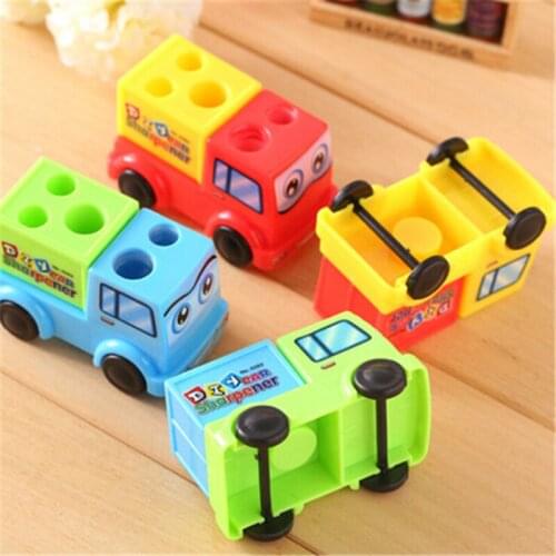 South Korean students creative stationery manufacturers selling toys turning device of multifunctional pencil sharpener pen