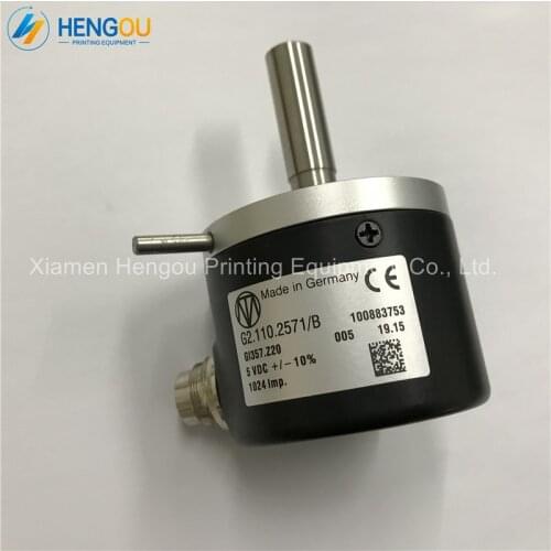 2 pieces Hengoucn SM74 SM102 CD102 machine Made in Germany Printing Encoder G2.110.2571/B G2.110.2571 original