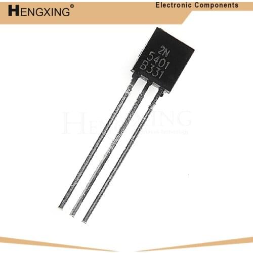 50piece Transistor DIP 2N5551 2N5401 5551 5401 TO-92 (25PCS* 2N5401+25PCS* 2N5551 ) In Stock