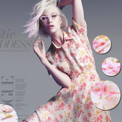 Free shipping! Shuiguang pattern ultra-thin jacquard fabrics spring and summer fashion dress evening dress fabric