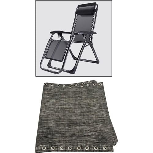 160x43cm Breathable Fabric Cloth for Fishing Summer Leisure Recliner Lounger Couch, Maximum Bearing 200kg