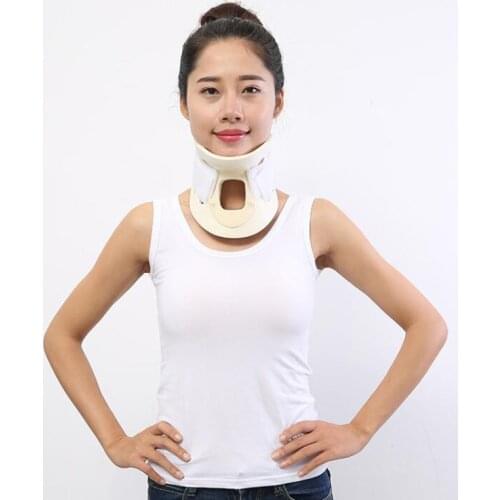 Breathable Neck Brace Medical Cervical Collar Support Immobilizer Vertebra Pain Relief Tractor Orthosis Braces