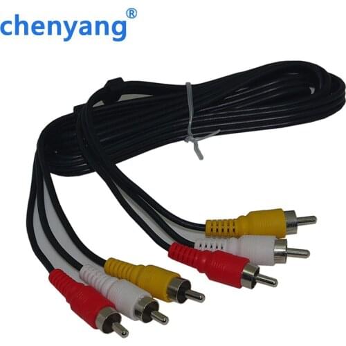 4FT 1.2M 3 RCA To RCA Cable 3XRCA Male to 3X RCA Male Cable 3RCA to 3RCA for DVD