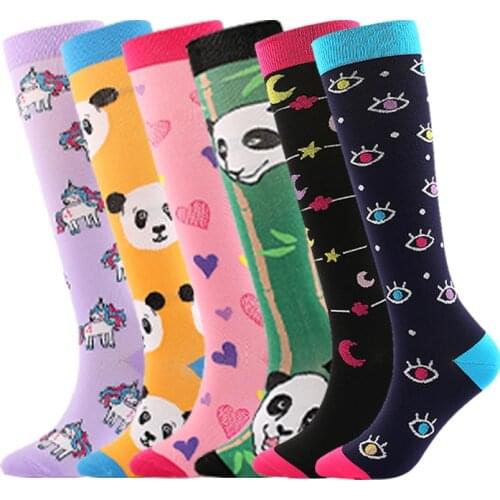 Original New Compression Stockings Wholesale To Relieve Fatigue Pain Printing Varicose Veins Socks Running Fitness Sports Socks