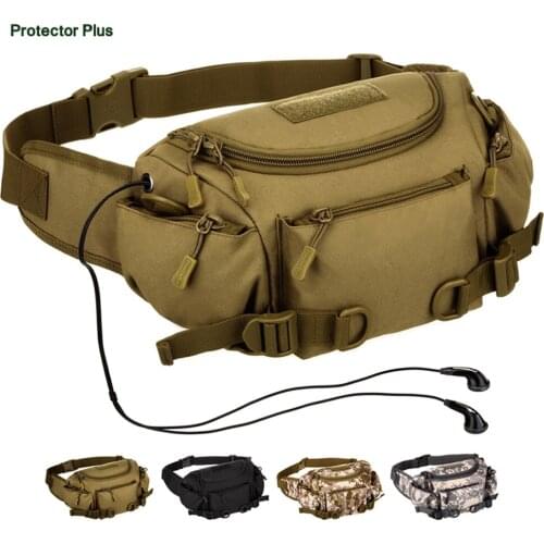 Multifunctional Outdoor Hunting Tactical Waist Bag Hiking Cycling Climbing Chest Bag Military Camo Waterproof Belt Pack