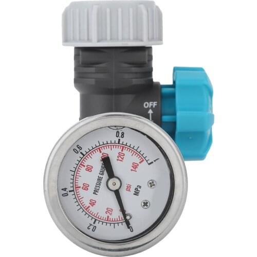 G3/4in Adjustable Water Pressure Regulator Valve With Pressure Gauge Greenhouse Garden Irrigation Controller Watering Controller