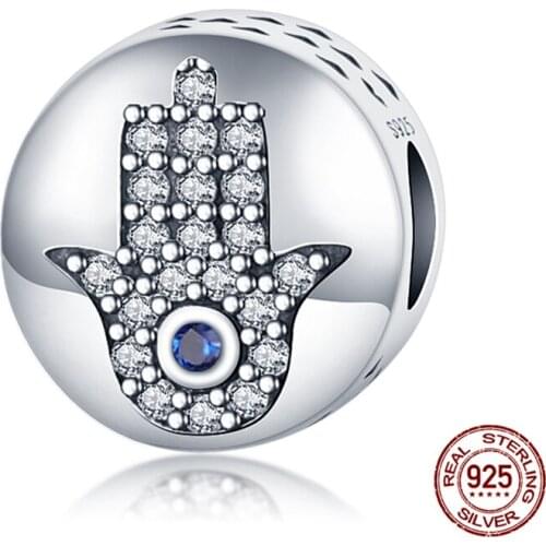 925 Sterling Silver Demon Eye Series Zircon Charm&Bead Fit Original 3mm Bracelet&Bangle Making Fashion DIY Jewelry For Women 008