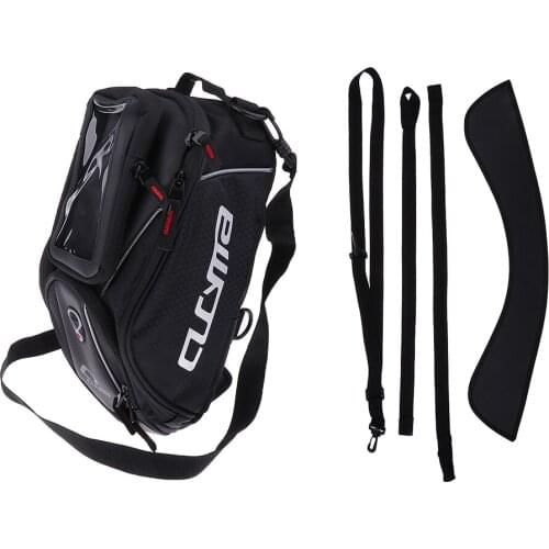 Motorcycle Tank Bag Universal Oil Fuel Tank Bag with Strong Motorbike Riding Waterproof Bag Black (Medium)