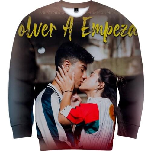 WAMNI Naim Darrechi Sweatshirts Hip Hop Round Neck Sweatshirt Harajuku Polyester Fabric Casual Street Style Loose Sweatshirts