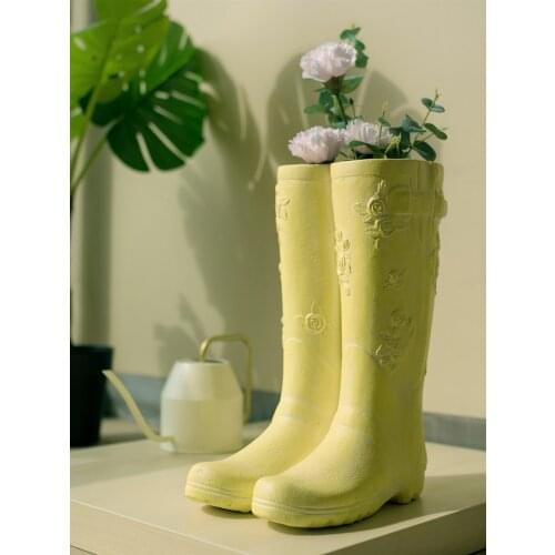 Creative Literary Umbrella Storage Rack Rain Boots Vase Home Garden Garden Decoration Art Insert Vase