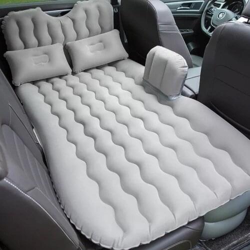 High Quality Skin-friendly Material Inflatable Mattress With Pump For Car Camping Outdoor Hiking Air Cushion