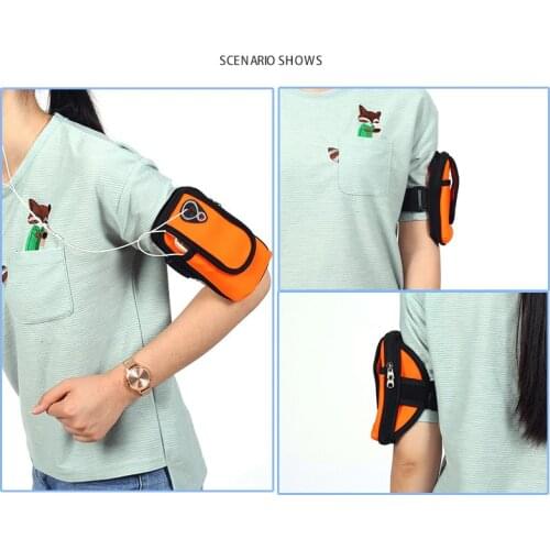 Suitable for iPhone, Huawei, Xiaomi, Samsung running, jogging, cycling fitness mobile phone bag protective cover armrest bag