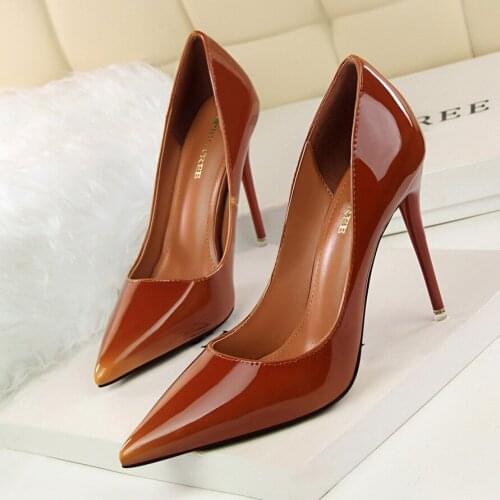 2018 summer platform sexy women shoes fashion women pumps high heels pointed toe career 2617-1