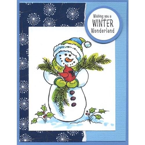 Winter Greetings Christmas Halloween 4X6 inch Transparent Silicone Clear Stamp For Scrapbooking DIY Craft Decoration Soft Stamp