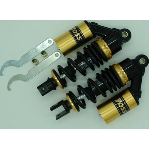 Yoss 1pair 9.2inch 235mm 7mm spring Shock absorber motorcycle for Honda Suzuki Kawasaki Yamaha JOG50 3KJ
